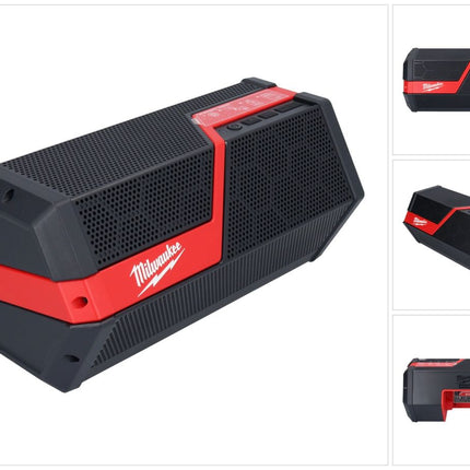 Milwaukee M12-18 JSSP-0 Głośnik akumulatorowy 12 - 18 V Bluetooth ( 4933459275 ) IP54 Solo - bez akumulatora, bez ładowarki