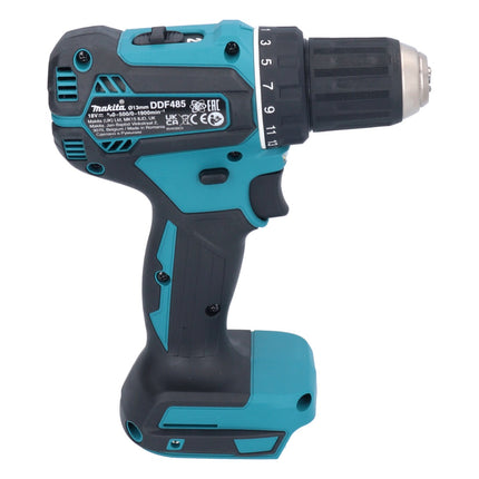 Trapano avvitatore a batteria Makita DDF 485 ZK 18 V 50 Nm brushless + valigetta - senza batteria, senza caricabatterie