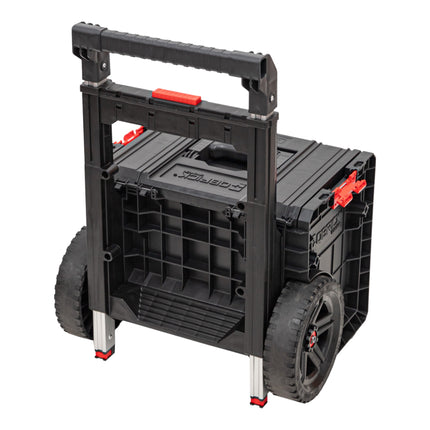 Qbrick System PRO Cart 2.0 Plus empilable 490 x 415 x 660 mm 29 l IP54 poignée télescopique double amovible