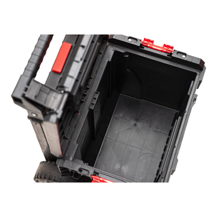 Qbrick System PRO Cart 2.0 Plus empilable 490 x 415 x 660 mm 29 l IP54 poignée télescopique double amovible