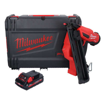 Milwaukee M18 FN15GA-301X Akku Nagler 18 V Brushless 32 - 64 mm + 1x Akku 3,0 Ah + HD Box - ohne Ladegerät
