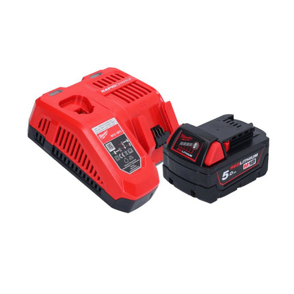 Milwaukee M18 FRAD2-501 taladro angular sin cable 18 V 122 Nm sin escobillas + 1x batería recargable 5.0 Ah + cargador