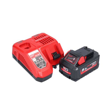 Milwaukee M18 FRAD2-551 Taladro angular sin cable 18 V 122 Nm sin escobillas + 1x batería recargable 5,5 Ah + cargador