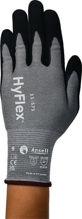 Guantes anticorte ANSELL HyFlex(R) 11-571 talla 9 negro ( 4000391315 )