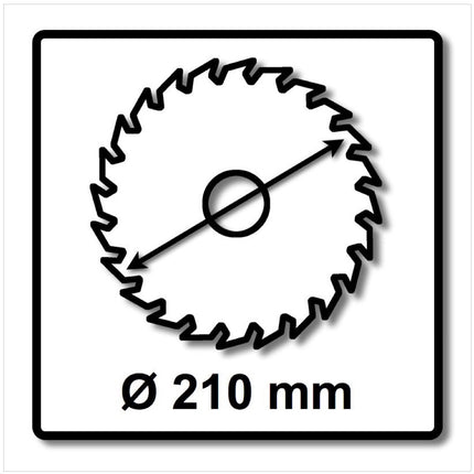 Festool Lama speciale per sega circolare HW 210 x 30 x 2,4 TF72 210 mm - 72 Denti ( 493201 )