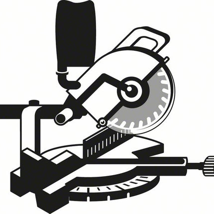 BOSCH Kreissägeblatt Außen-Ø 254 mm Zähnezahl 80 HLTCG ( 8000342277 )