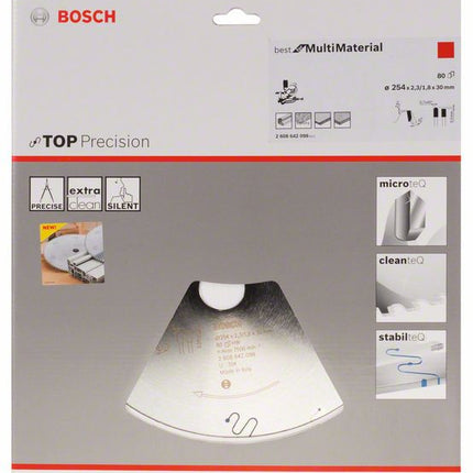 BOSCH Kreissägeblatt Außen-Ø 254 mm Zähnezahl 80 HLTCG ( 8000342277 )