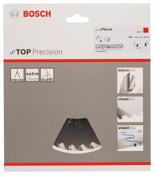 BOSCH Hoja de sierra circular Ø exterior 165 mm Número de dientes 32 WZ ( 8000342280 )