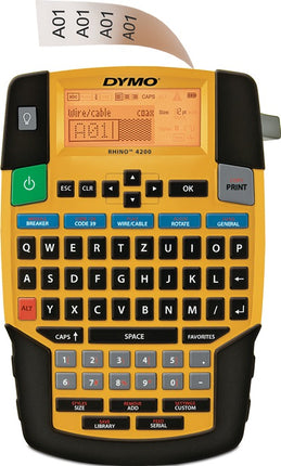 DYMO Rhino 4200 labelling device Tape widths 6, 9, 12, 19 mm ( 9000484021 )