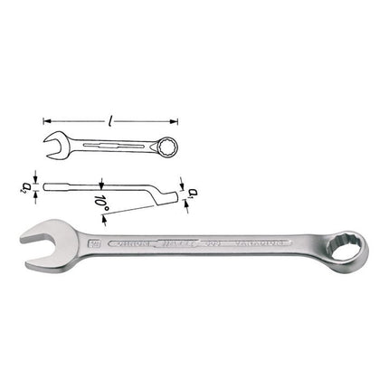HAZET Combination spanner 603 SW 27 mm Length 305 mm ( 8000465093 )