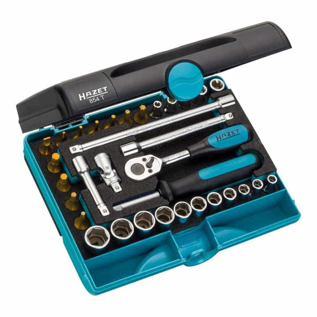 Juego de llaves de vaso HAZET 854T 33 piezas 1/4 ″ ( 4000820541 )