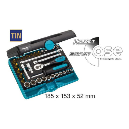 HAZET Jeu de clés à douille 854T 33 pièces 1/4 po. ( 4000820541 )