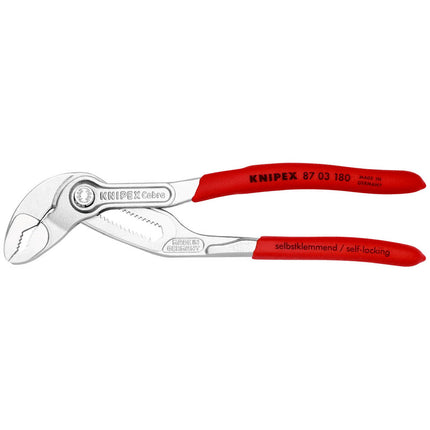 KNIPEX Cobra(R) alicates para bombas de agua Longitud 180 mm Anchura de sujeción 36 mm ( 4000794282 )