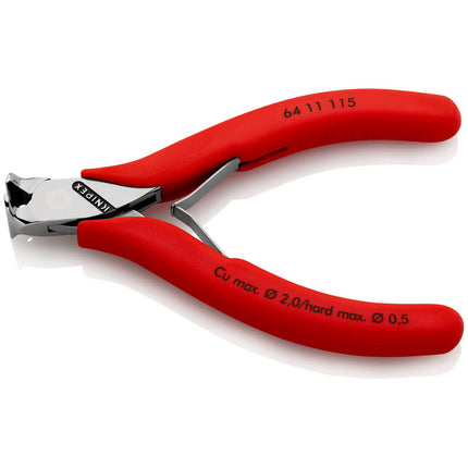 KNIPEX Electronics end cutters, length 115 mm ( 4000794587 )