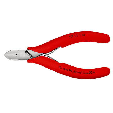 KNIPEX Electronics szczypce tnące boczne długość 115 mm kształt 1 ( 4000810486 )