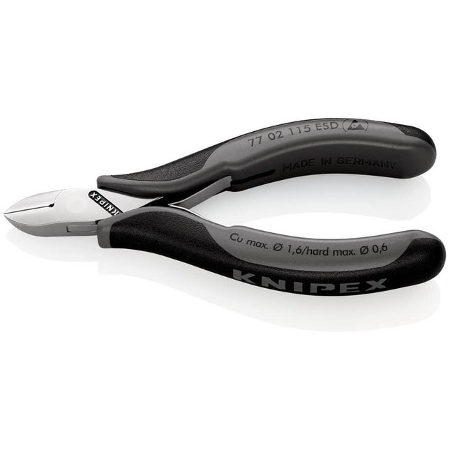 KNIPEX Electronics diagonal cutters length 115 mm shape 0 ( 4000810745 )