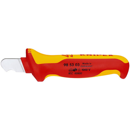 Cuchilla de desaislado KNIPEX longitud 155 mm longitud de la hoja 28 mm ( 4000794989 )