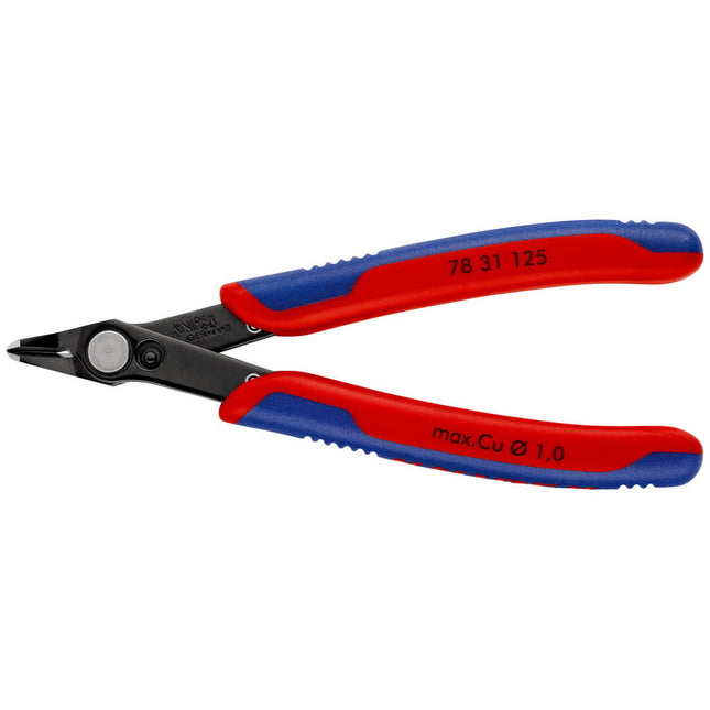 KNIPEX Electronics diagonal cutters Super-Knips(R) length 125 mm shape 3 ( 4000810508 )