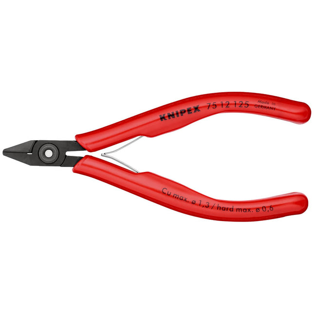 KNIPEX Electronics diagonal cutters length 125 mm shape 1 ( 4000810500 )