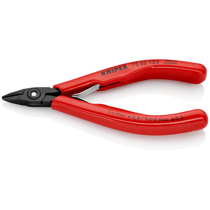 KNIPEX Electronics szczypce tnące boczne długość 125 mm kształt 5 ( 4000794624 )