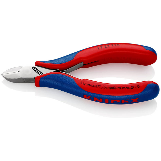 KNIPEX Electronics diagonal cutters length 115 mm shape 2 ( 4000810741 )