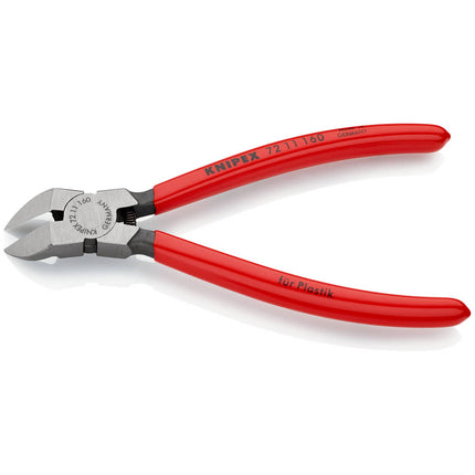 KNIPEX Diagonal cutters for plastics Overall length 160 mm ( 4000810180 )