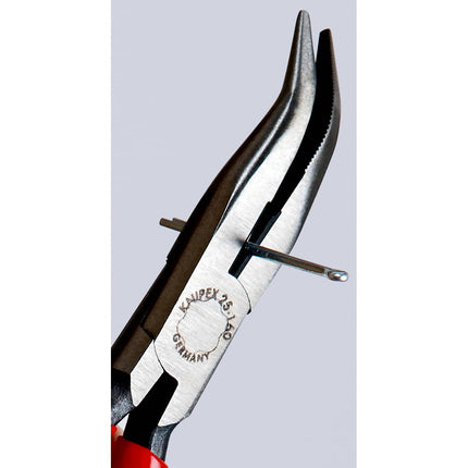 KNIPEX Pince à becs plats, ronds  longueur 160 mm plat/rond 40 degr. coudé ( 4000810488 )