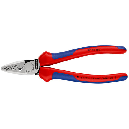 Pinze per crimpare i fili KNIPEX lunghezza totale 180 mm ( 4000810647 )