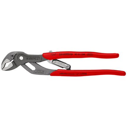 Pinze per pompe dell'acqua KNIPEX SmartGrip(R) Lunghezza 250 mm Larghezza di serraggio 10-36 mm ( 4000810699 )