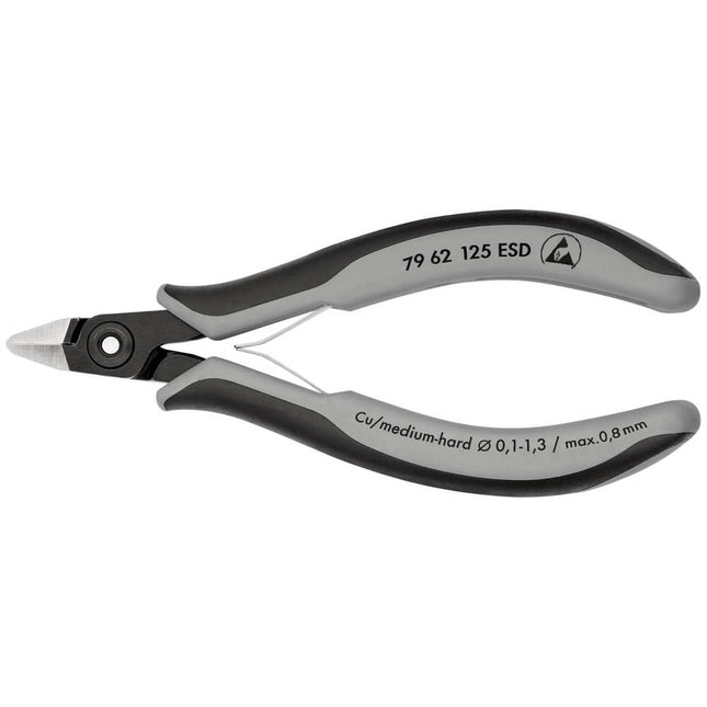 KNIPEX precision electronics diagonal cutters length 125 mm shape 6 ( 4000810841 )