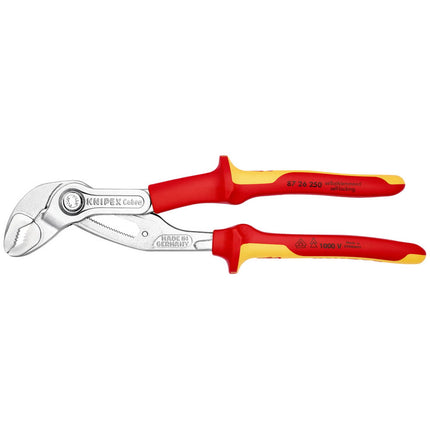 KNIPEX Cobra(R) Alicates para bombas de agua Longitud 250 mm Anchura de sujeción 46 mm ( 4000795065 )