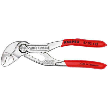 KNIPEX Cobra(R) alicates para bombas de agua Longitud 125 mm Anchura de sujeción 27 mm ( 4000795113 )