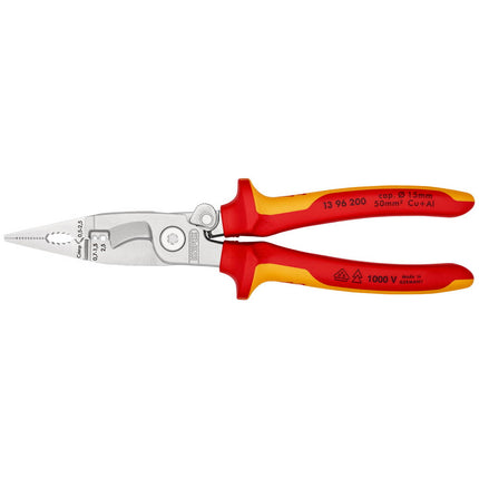KNIPEX Electrical installation pliers length 200 mm VDE ( 4000811006 )