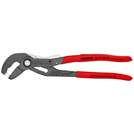 KNIPEX Szczypce zaciskowe do taśm sprężynowych Długość całkowita 250 mm Pojemność maks. 70 mm ( 4000795336 )