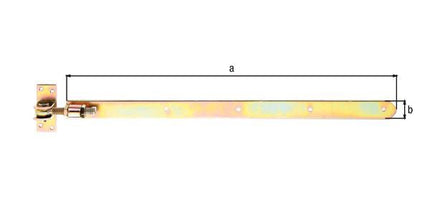 GAH shutter hinge width 40 mm length 660 x 40 mm thickness 5 mm ( 8001889053 )
