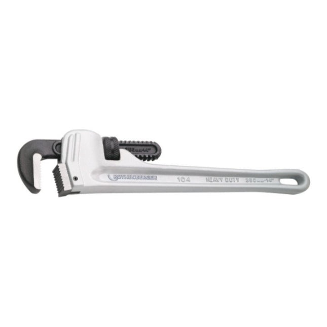 Llave monomanual para tubos ROTHENBERGER ALUDUR Longitud total 450 mm Anchura de sujeción 73 mm ( 4000781066 )