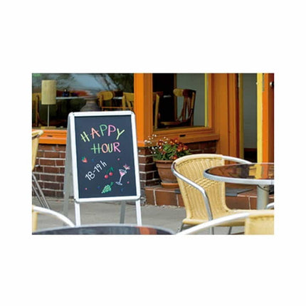 EDDING Kreidemarker 4095 2x weiß/neongelb/neonorange/neonrosa ( 9000487975 )