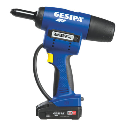 GESIPA AccuBird(R)Pro Herramienta de colocación de remaches ciegos sin cable de 12 piezas 13000 N ( 4000813119 )