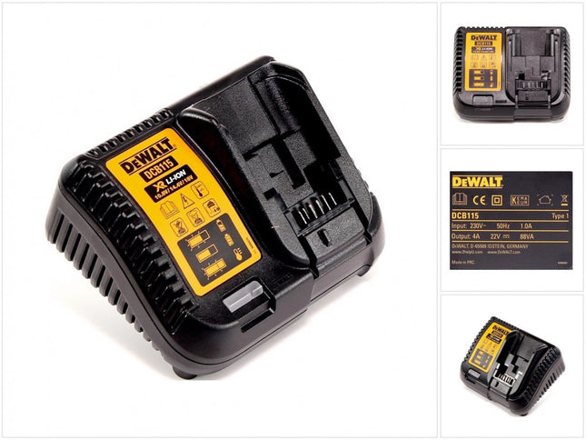 Dewalt DCB 115 XR Ladegeraet fuer 10 8 18 V Li Ion Akkus 0 - toolbrothers