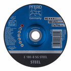 PFERD SG Disco abrasivo in acciaio D180xS8,3mm ( 4000842051 )