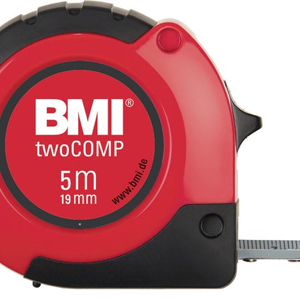 BMI Mètre à ruban de poche twoCOMP longueur 10 m largeur 30 mm mm/mm ( 8000447493 )