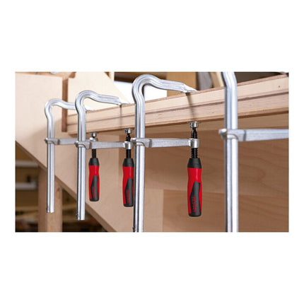 BESSEY all-steel screw clamp OMEGA Clamping width 600 mm Projection 120 mm ( 4000831477 )