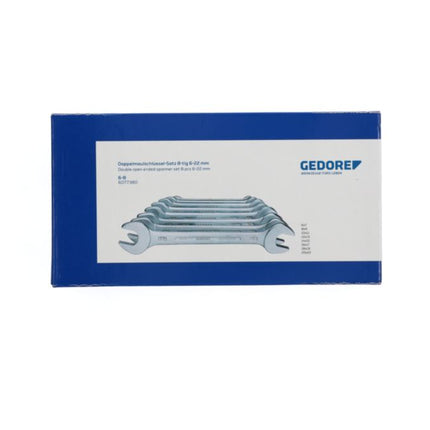 GEDORE double open-end spanner set 6-8 8-piece SW6-22 mm ( 4000823220 )