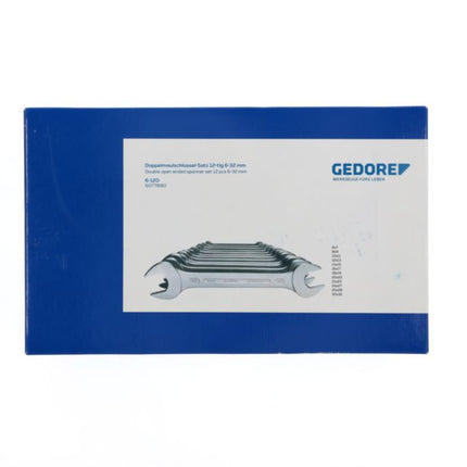 GEDORE double open-end spanner set 6-120 12-piece SW6-32 mm ( 4000823223 )