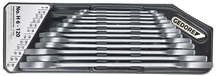 Set di chiavi aperte doppie GEDORE H 6-120 12 pezzi SW6-32 mm ( 4000823698 )