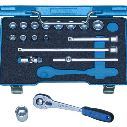 GEDORE Steckschlüsselsatz 30 HMU-10 22-teilig 3/8 ″ ( 4000770968 )