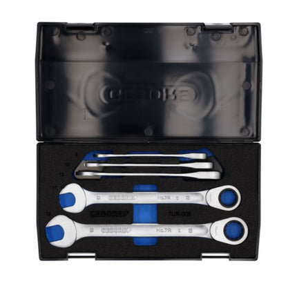 Set di chiavi a cricchetto GEDORE 7R-005 5 pezzi larghezze di chiave 8-19 mm ( 4000821988 )