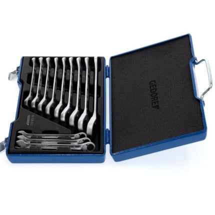 GEDORE Jeu de clés mixtes à cliquet 7 UR-012 12 pcs. ouverture de clés 8-19 mm ( 4000821990 )