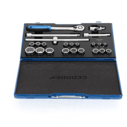 GEDORE socket spanner set D19 EMU-20 23-piece 1/2 ″ ( 4000880523 )