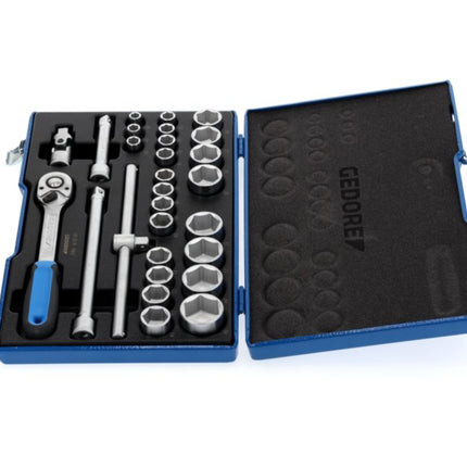 GEDORE Steckschlüsselsatz 19 VMU-10 28-teilig 1/2 ″ ( 4000880520 )